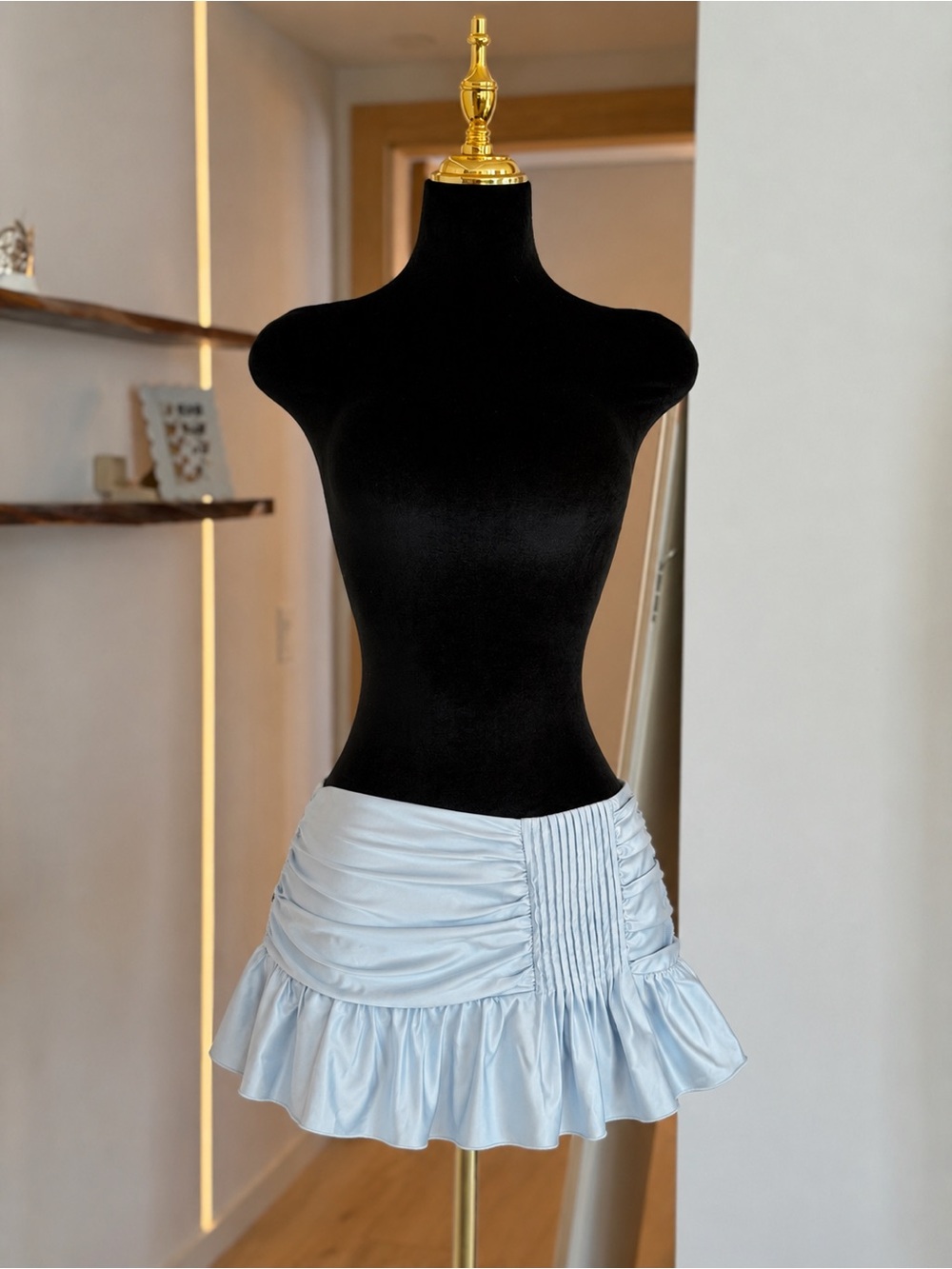 I.AM.GIA Coquette Y2K Balletcore Ruched Mini Skirt | It Girl Muse